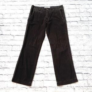 American Eagle Black Chino Pants AE Khaki Soft Casual Pants Size 34 X 34 NWT